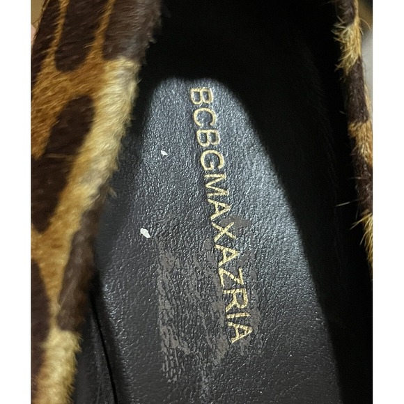 BCBG Max Azria Flat Shoes Womens Size 5 1/2 Animal Print Casual - Picture 7 of 9